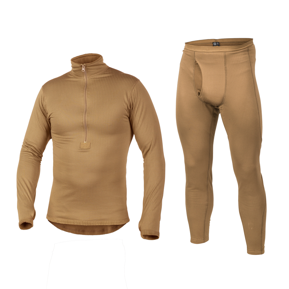 [헬리콘텍스] 레벨 2 언더웨어 셋트-코요테, 등산 낚시 캠핑 아웃도어 내의, 방한내의, 혹한기훈련, 군용내의, 기모내복,HELIKON-TEX Level2 Underwear Set-Coyote,16040,TACTICALIST Co., LTD.